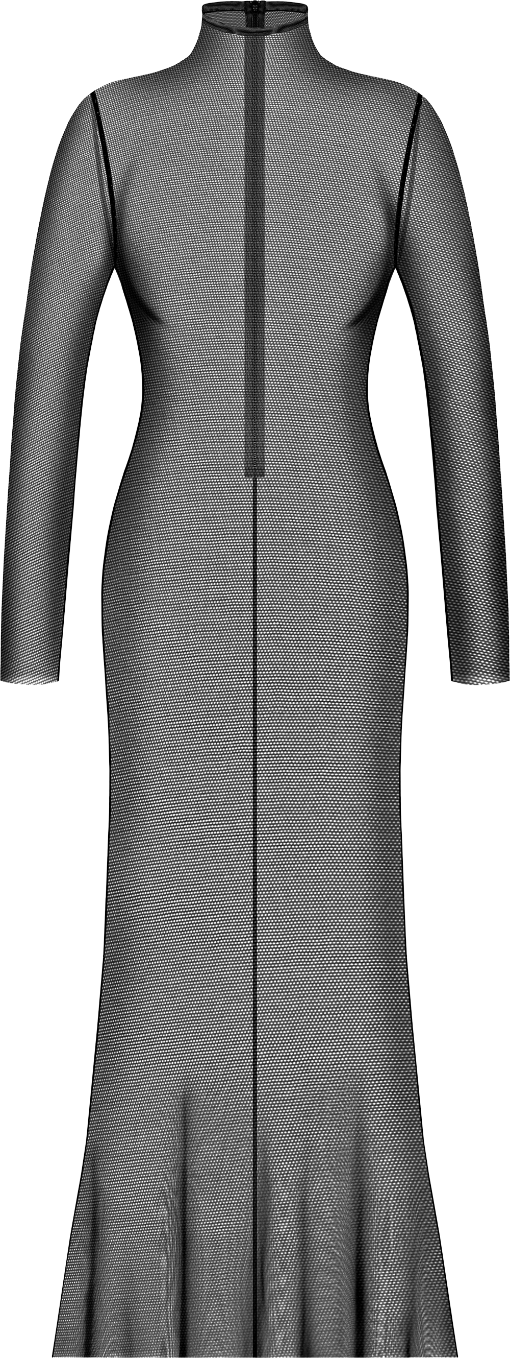 Moonlight Black Maxi Dress