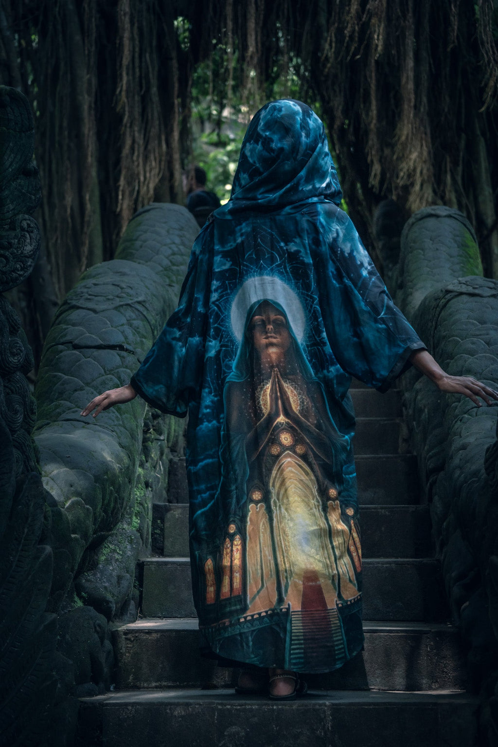 My Body, My Temple Hooded Kimono