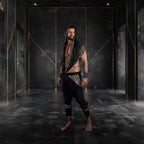 Mystic Fusion Sequin Harem Pants (Black/Gold)