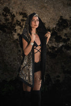 Mystic Fusion Sequin Vest (Black/Gold)