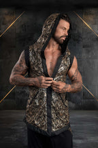 Mystic Fusion Sequin Vest (Black/Gold)