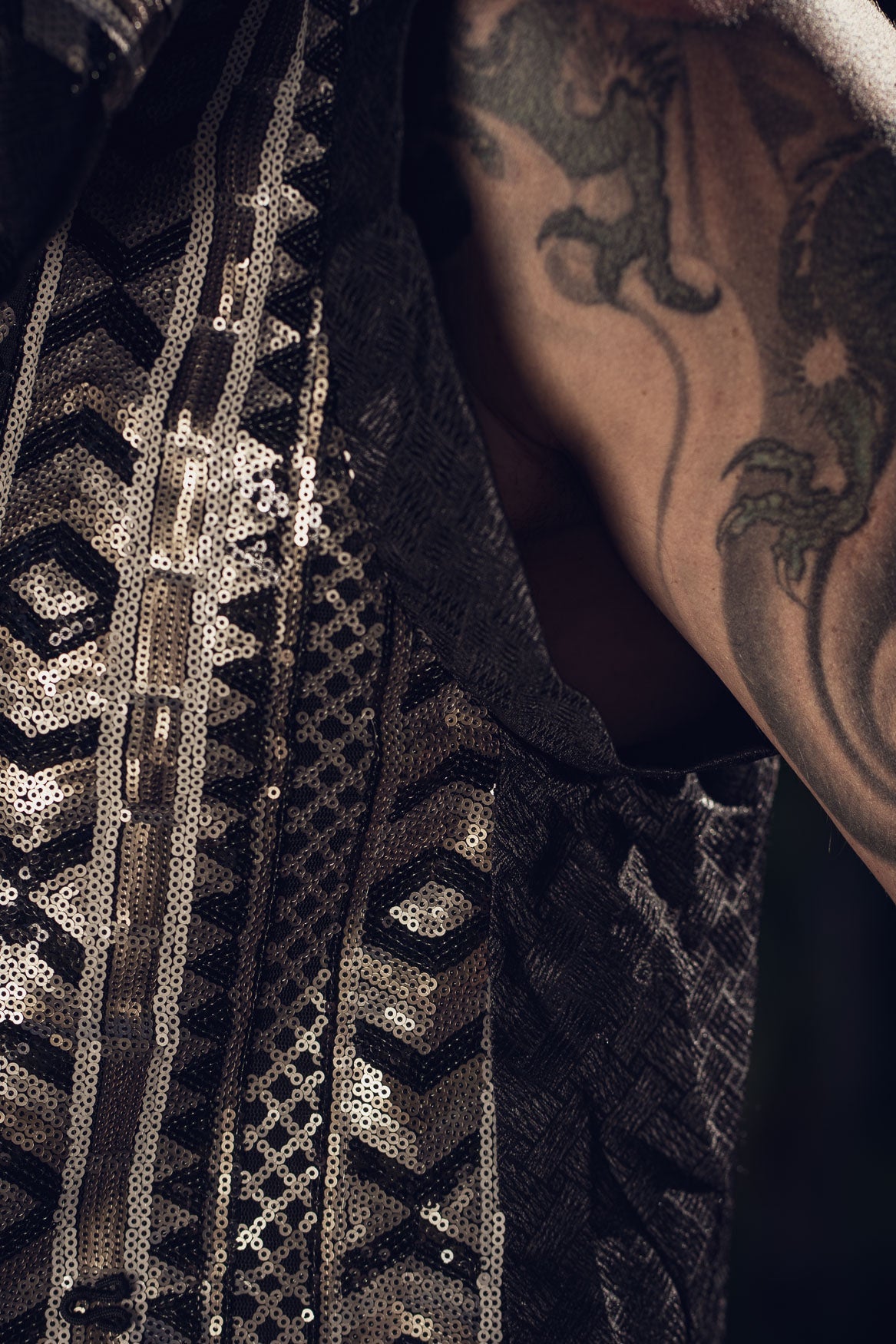 Nox Tribal Sequin Vest