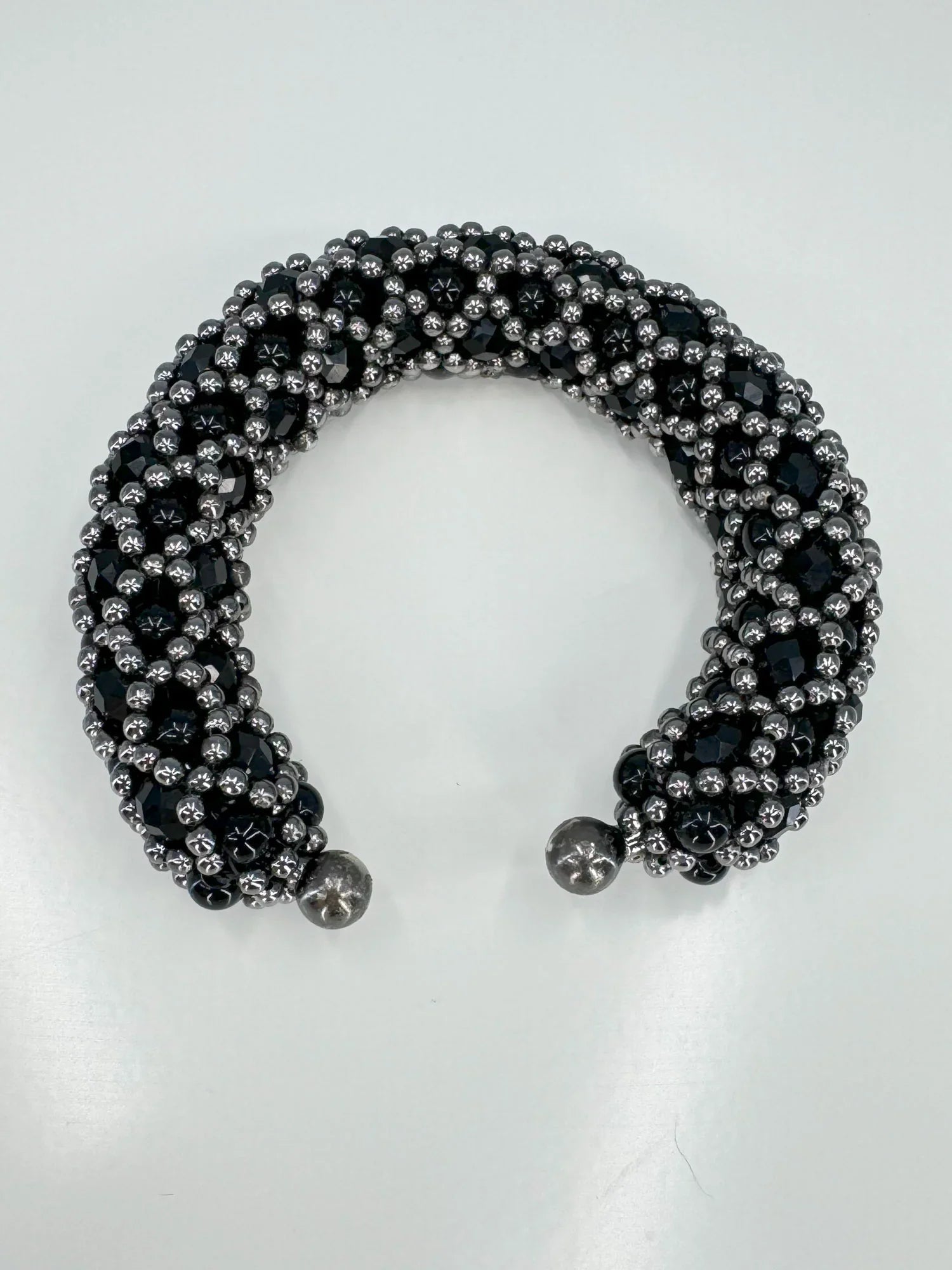Nyx Cross-Beaded Cuff - 2 Color Variants