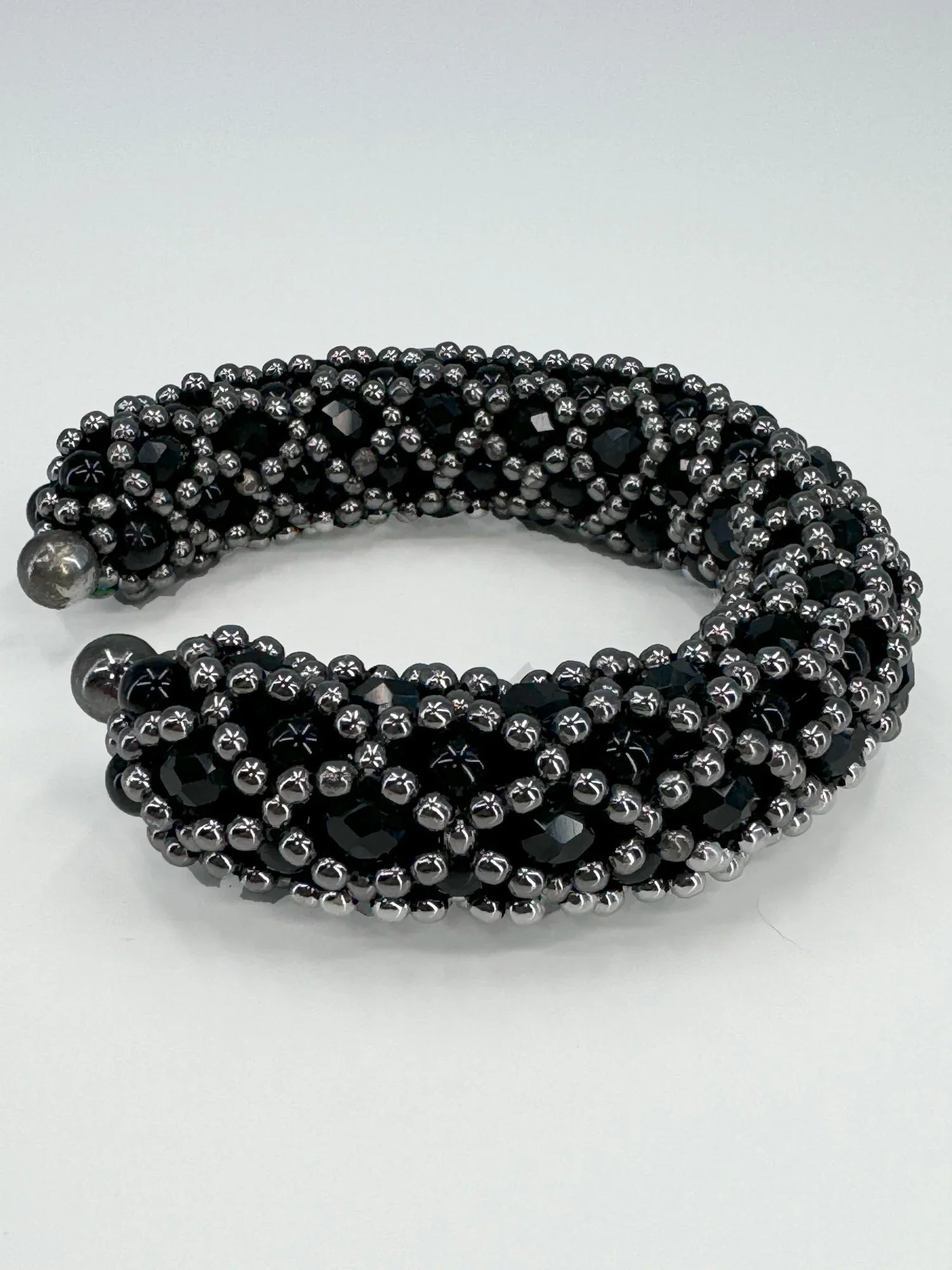 Nyx Cross-Beaded Cuff - 2 Color Variants