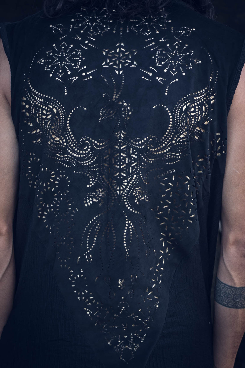Phoenix Rising Laser Cut Vest