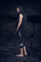 Mystic Fusion Sequin Harem Pants (Black/Gold)