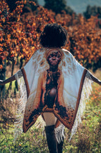 Queen Bee Poncho - Autumn Skye Art