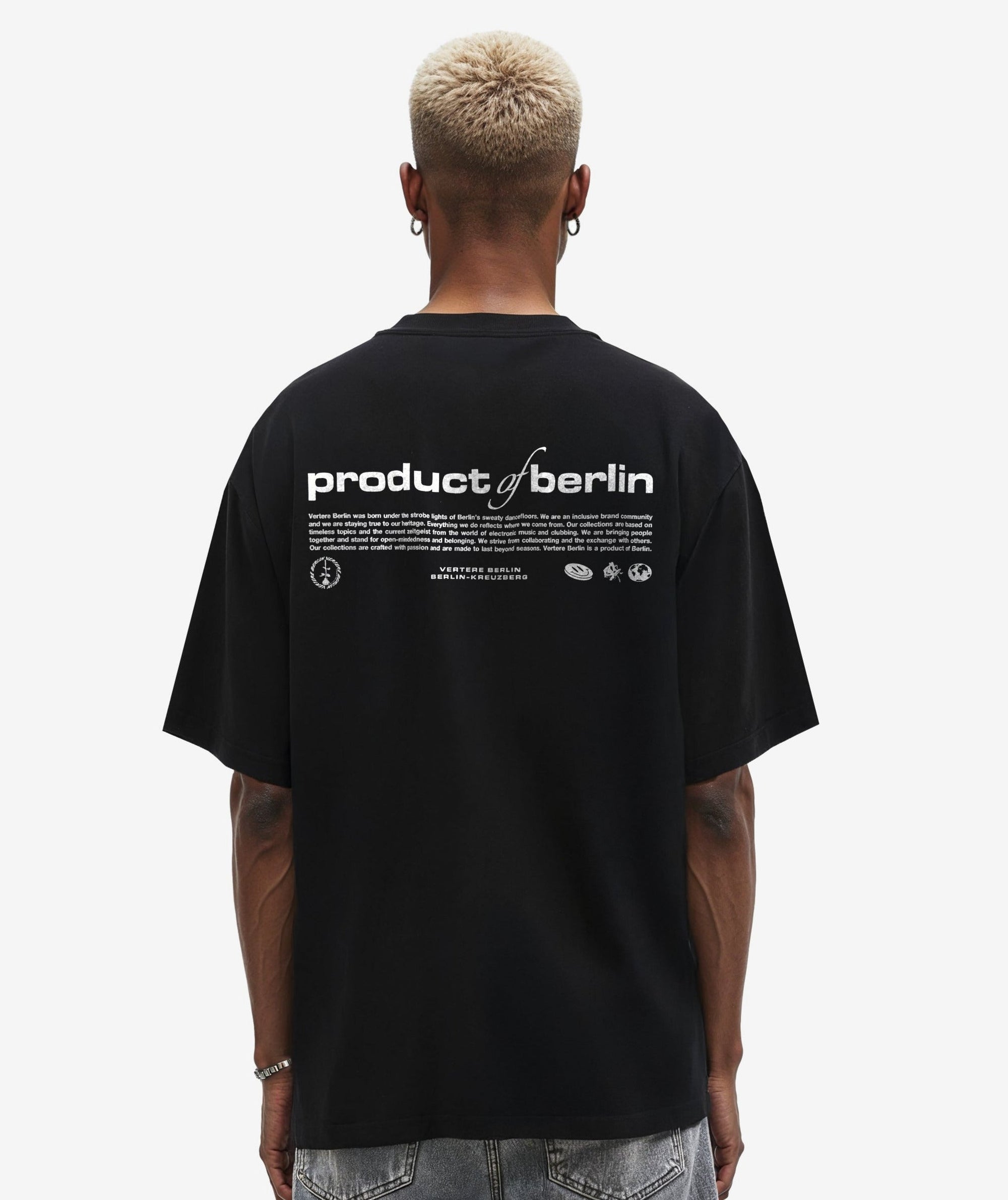 PRODUCT OF BERLIN T-SHIRT - BLACK