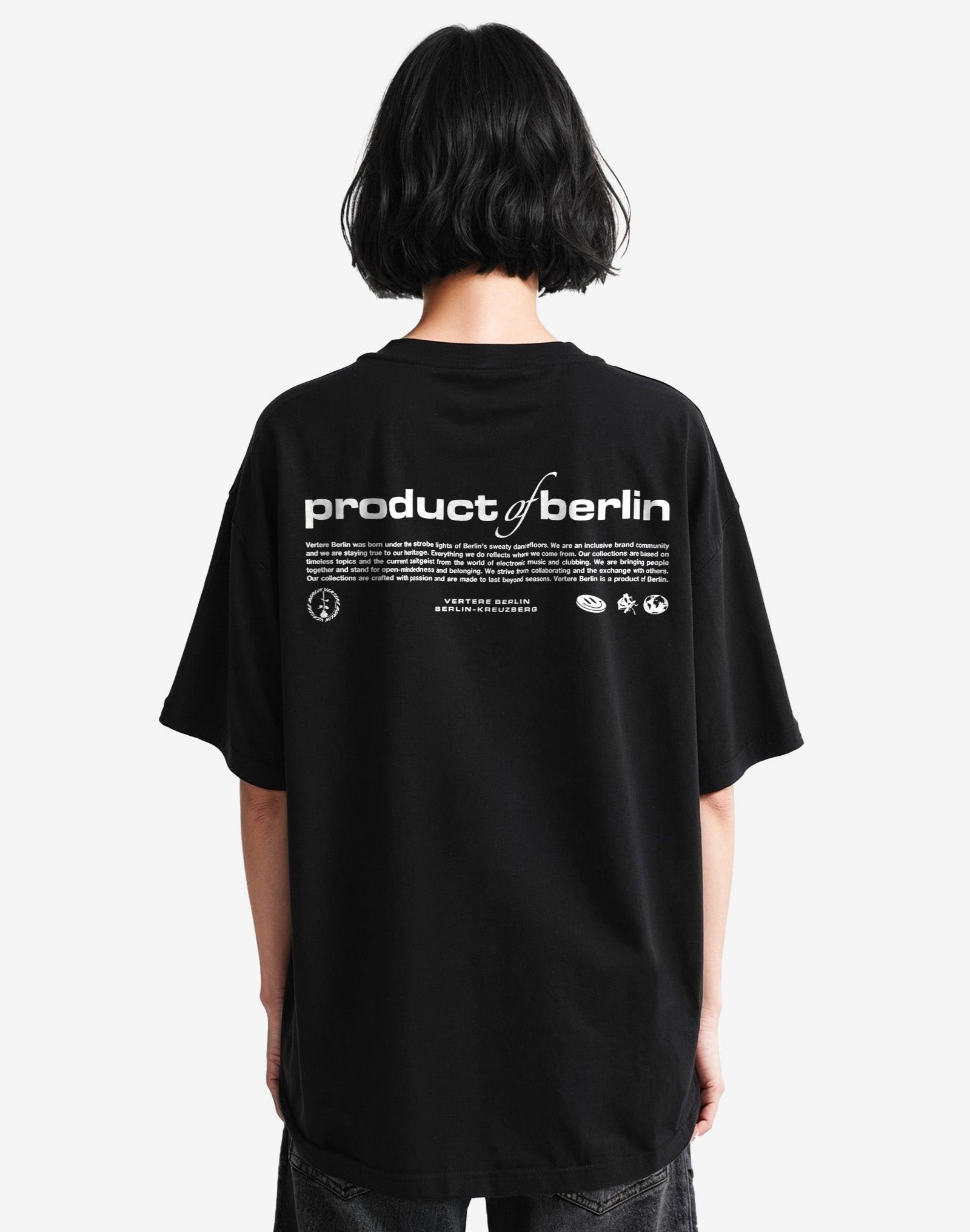 PRODUCT OF BERLIN T-SHIRT - BLACK