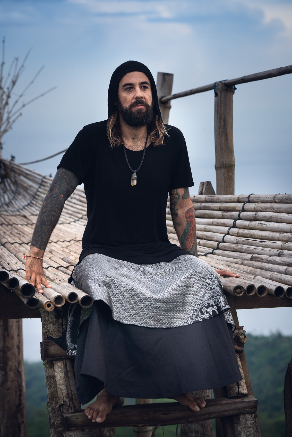Hooded Jedi T-Shirt (Black)