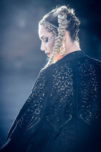 Starseed Wings Skirt (Black/Gold) - Laser Cut Sacred Geometry