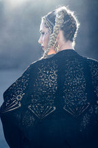 Starseed Wings Skirt (Black/Gold) - Laser Cut Sacred Geometry
