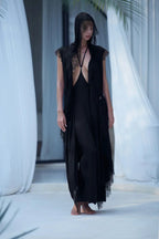Tamoe Silk Skirt & Teuta French Lace Silk Robe Bundle