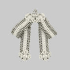 Teuta Beaded Luxury Statement Sash with Removable Bows - 4 Colors | Best Seller