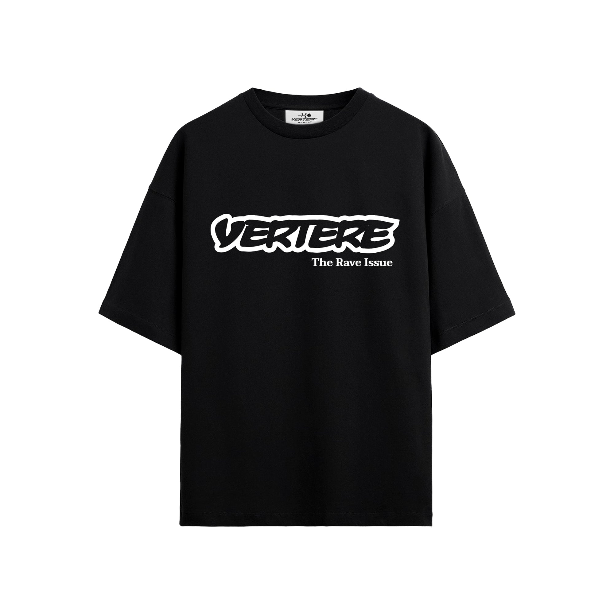 THE RAVE ISSUE T-SHIRT - BLACK