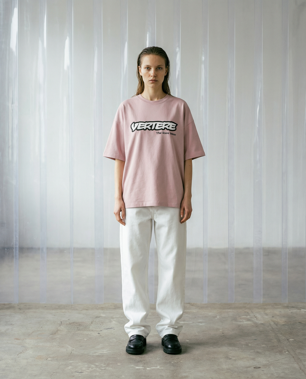 THE RAVE ISSUE T-SHIRT - DUSTY ROSE