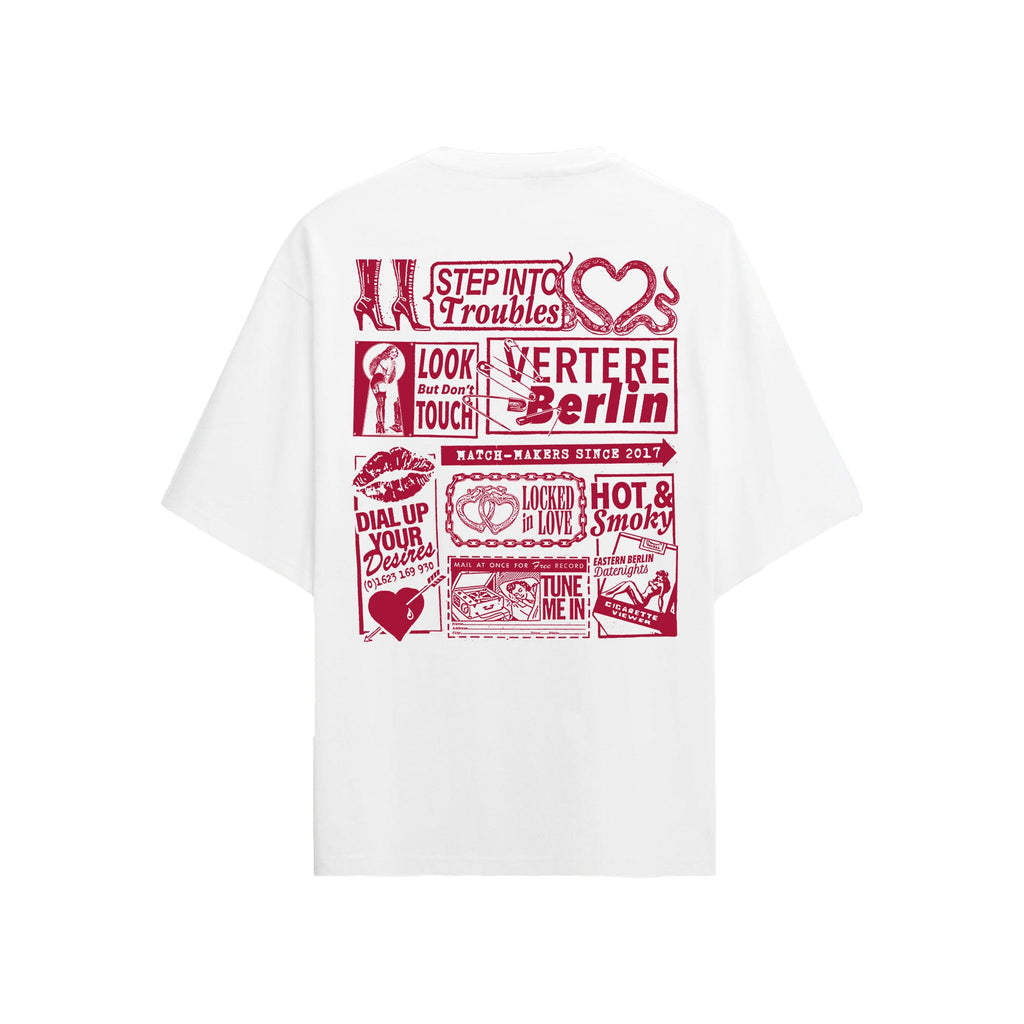 TROUBLES T-SHIRT - WHITE