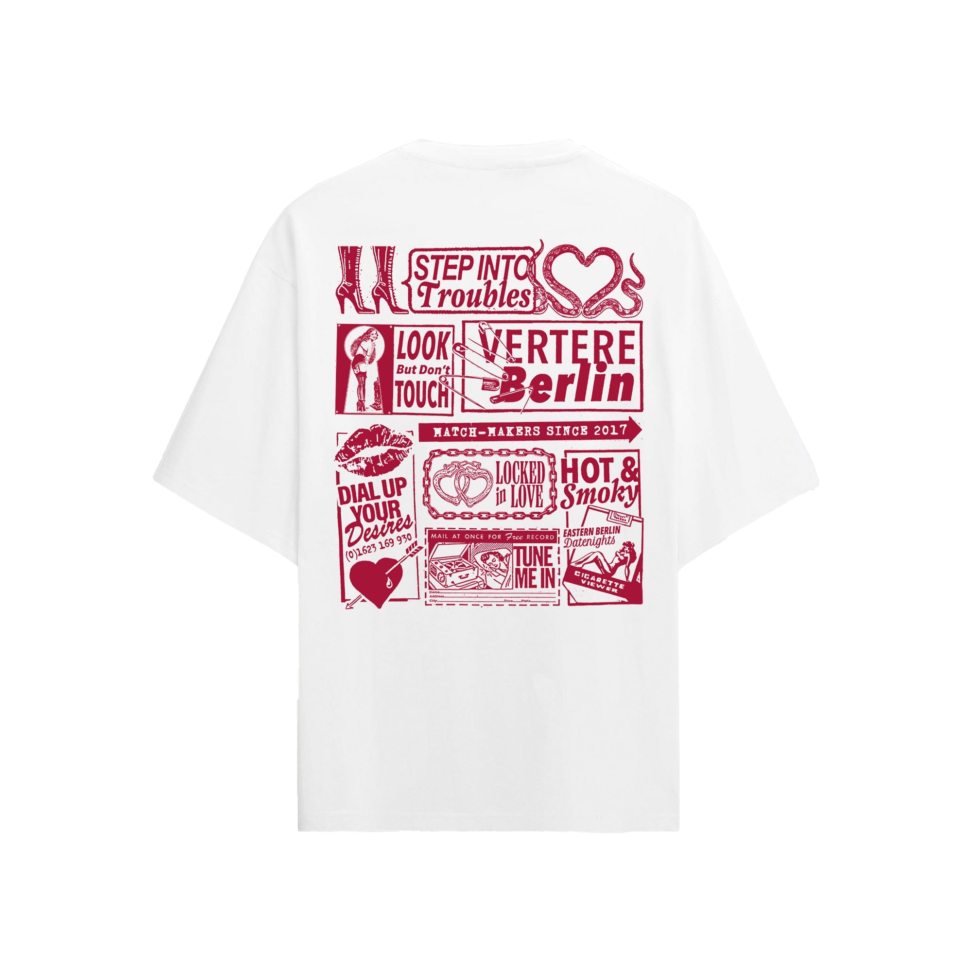 TROUBLES T-SHIRT - WHITE