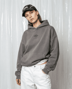 CORPORATE LOGO HOODIE - WASHED LAVA