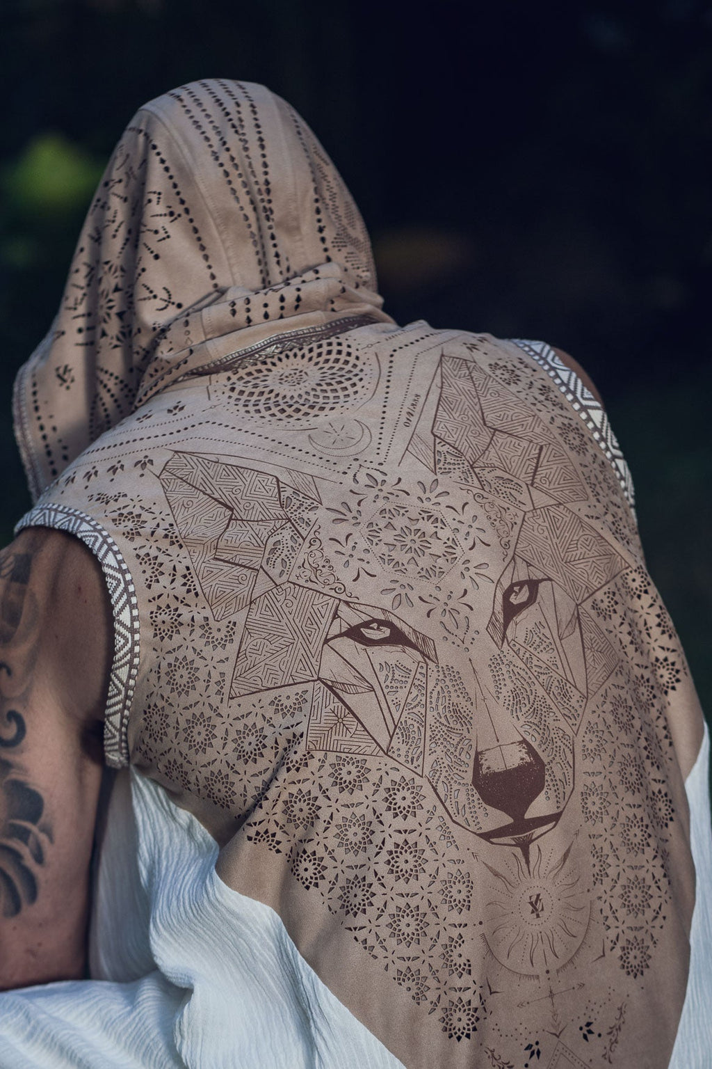 Luna Wolf Laser Cut Vest