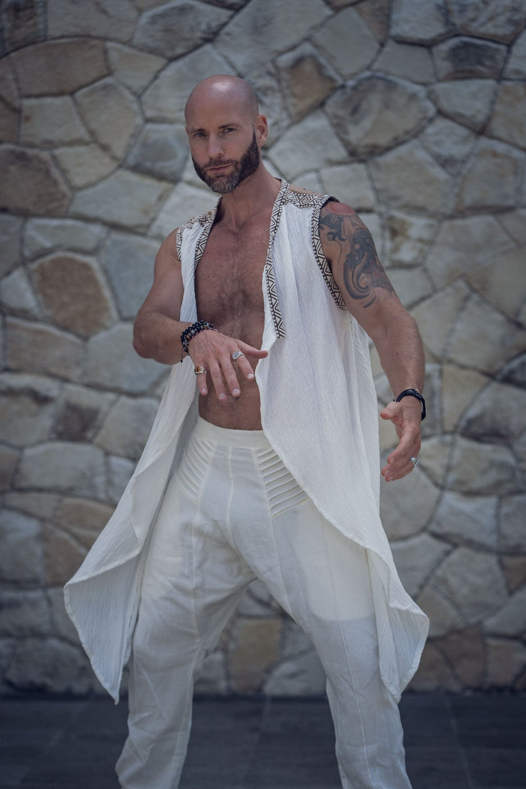 Luna Wolf Laser Cut Vest