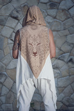 Luna Wolf Laser Cut Vest