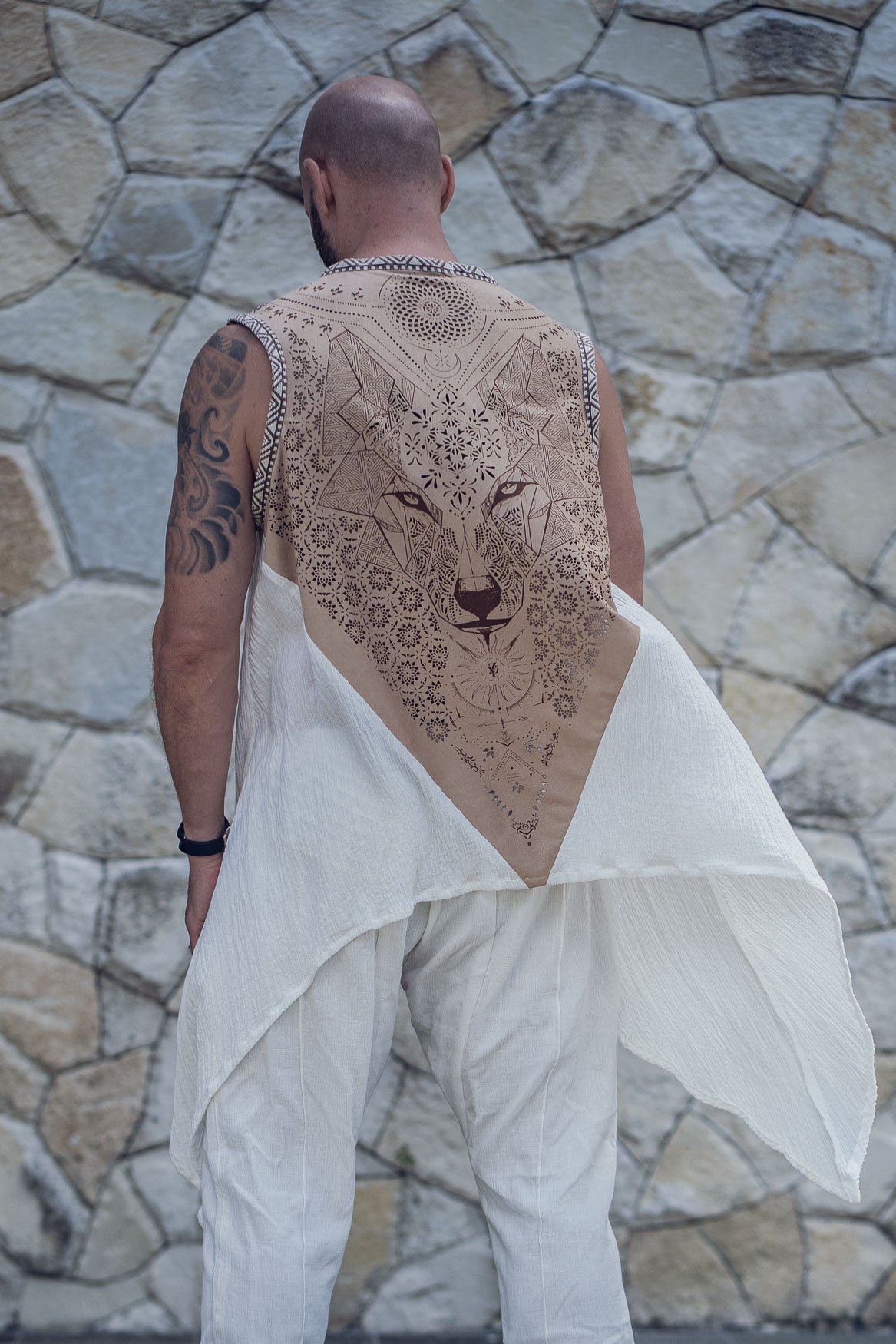 Luna Wolf Laser Cut Vest
