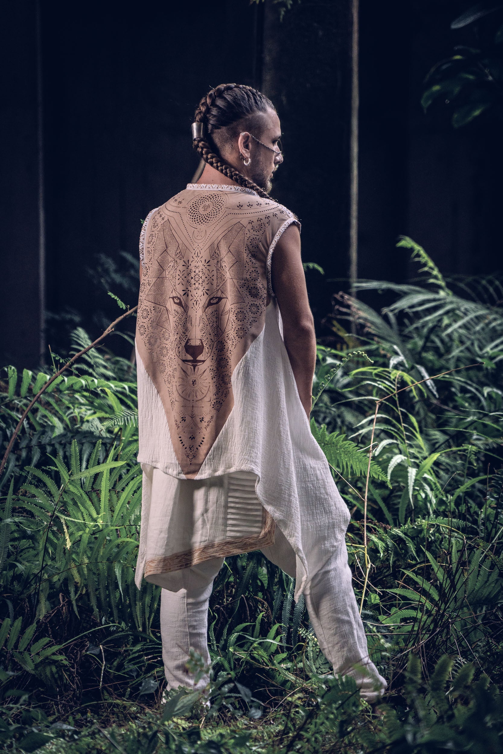 Luna Wolf Laser Cut Vest