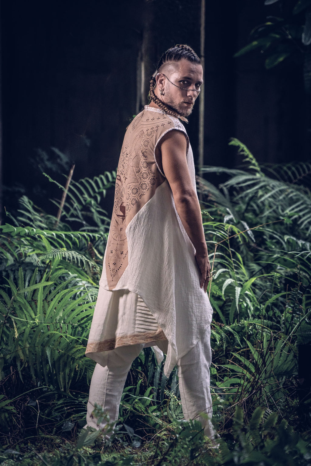 Luna Wolf Laser Cut Vest