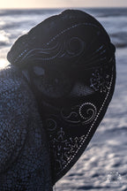 Yin Yang Chain Hood- Laser Cut Sacred Geometry