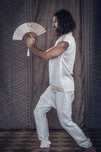 Zhenyao Wrap Shirt (White)