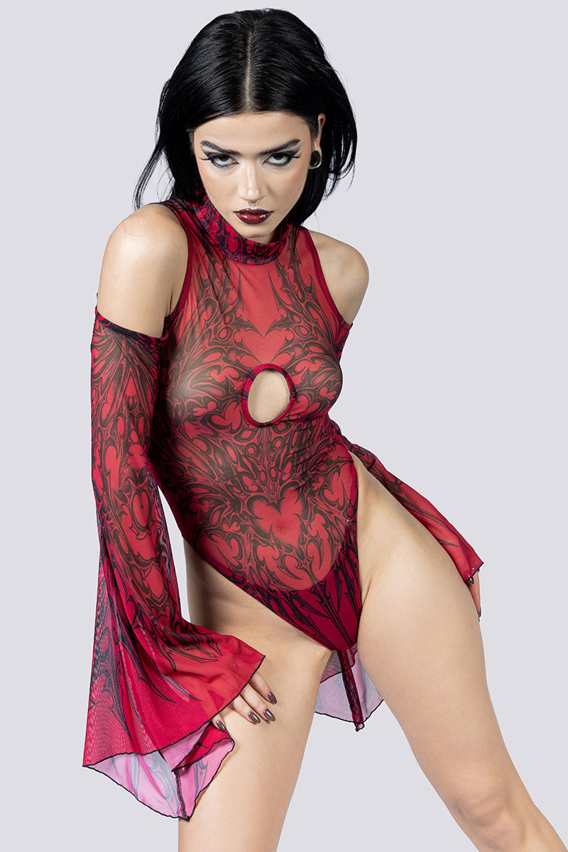 Devil Walking - Crimson Succubus bodysuit