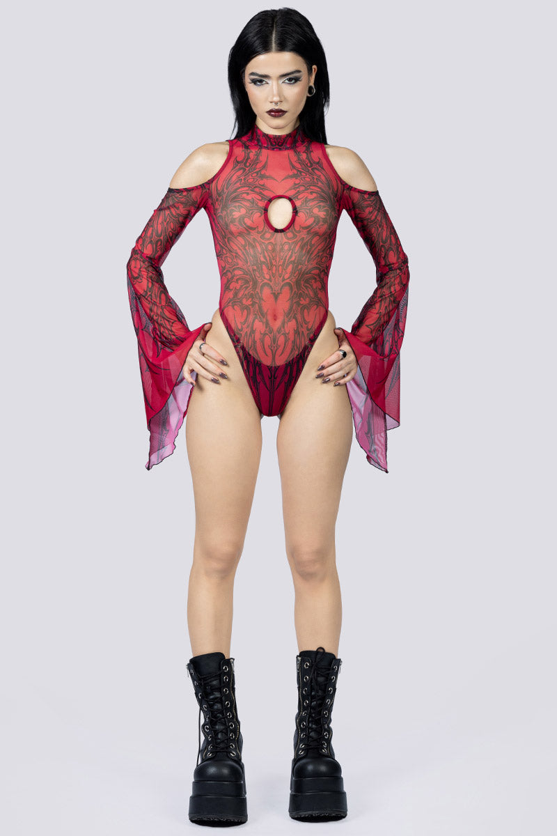 Devil Walking - Crimson Succubus bodysuit