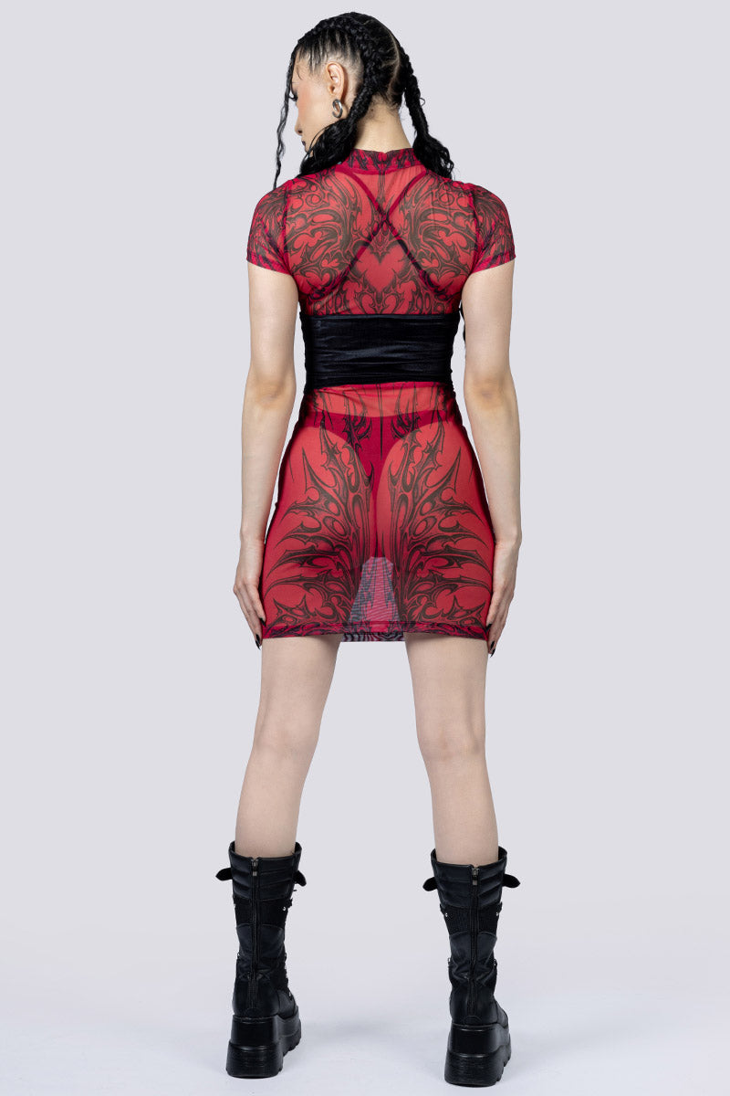 Devil Walking - Crimson Succubus Dress