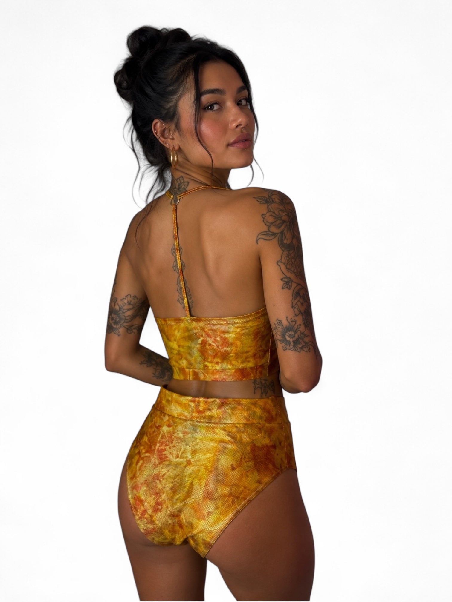 gouden holografische set