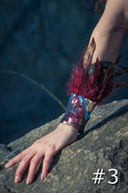 Tribal Feather Wrist Cuffs (Multiple Colors)