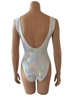 Simple Low Back Swimsuit "BAYWATCH" Lettau Art Fashion