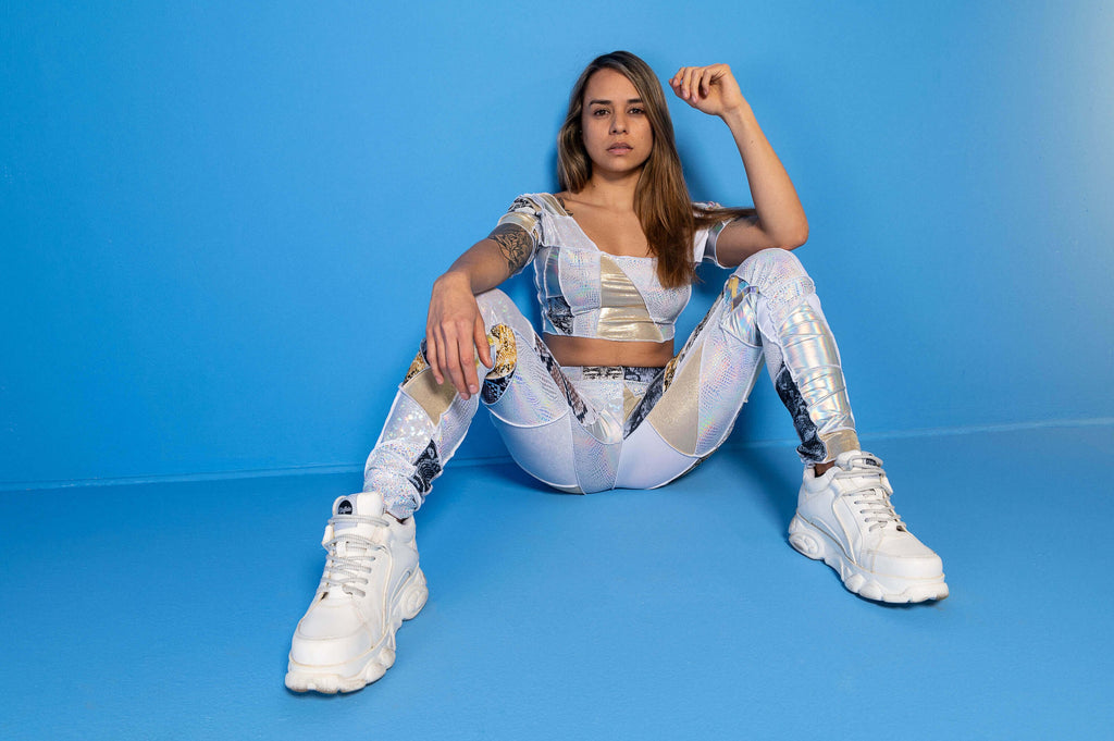 ZERO WASTE Patchwork Leggings