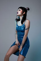 Spaghetti Straps Dress "EIVISSA" Lettau Art Fashion