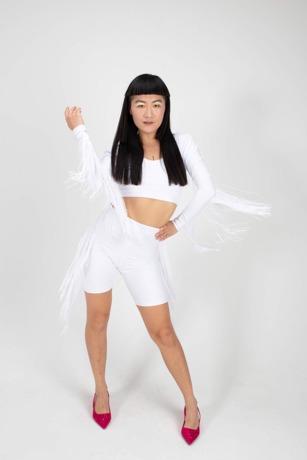 Fringes Biker Shorts "RAD" Lettau Art Fashion