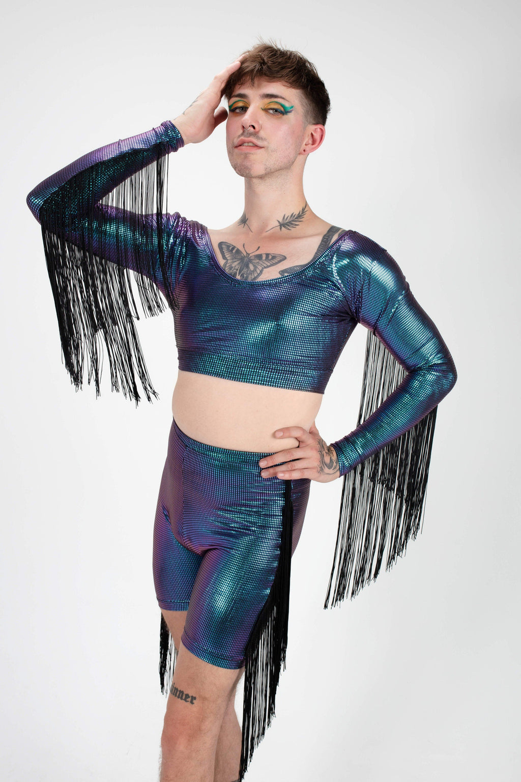 Fringes Biker Shorts "RAD" Lettau Art Fashion
