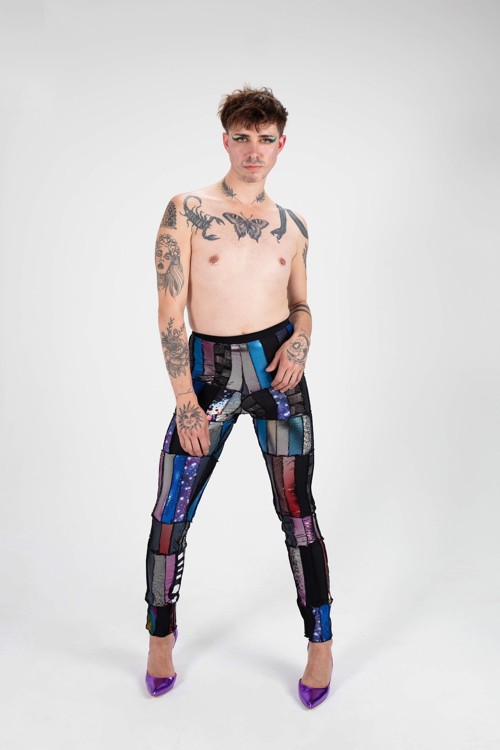 ZERO WASTE Patchwork Rectangle Pants