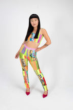 ZERO WASTE Patchwork Badeau Top
