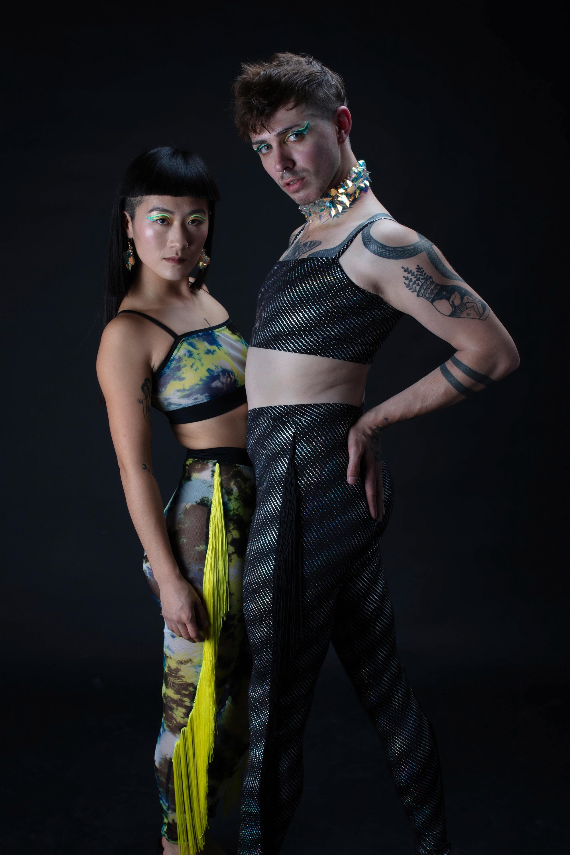Crop Top "CODE" Lettau Art Fashion