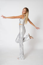 ZERO WASTE Silver Pants "MARLENE" Lettau Art Fashion