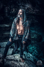 LED Tribal Shaman Cape (Turquesa)