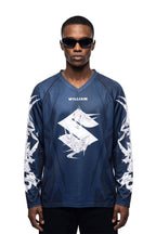 N.45 Dark Navy Racing Jersey