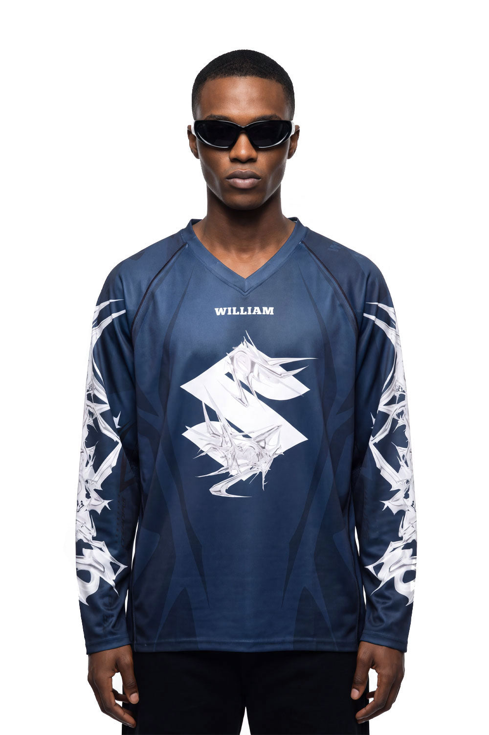 N.45 Dark Navy Racing Jersey