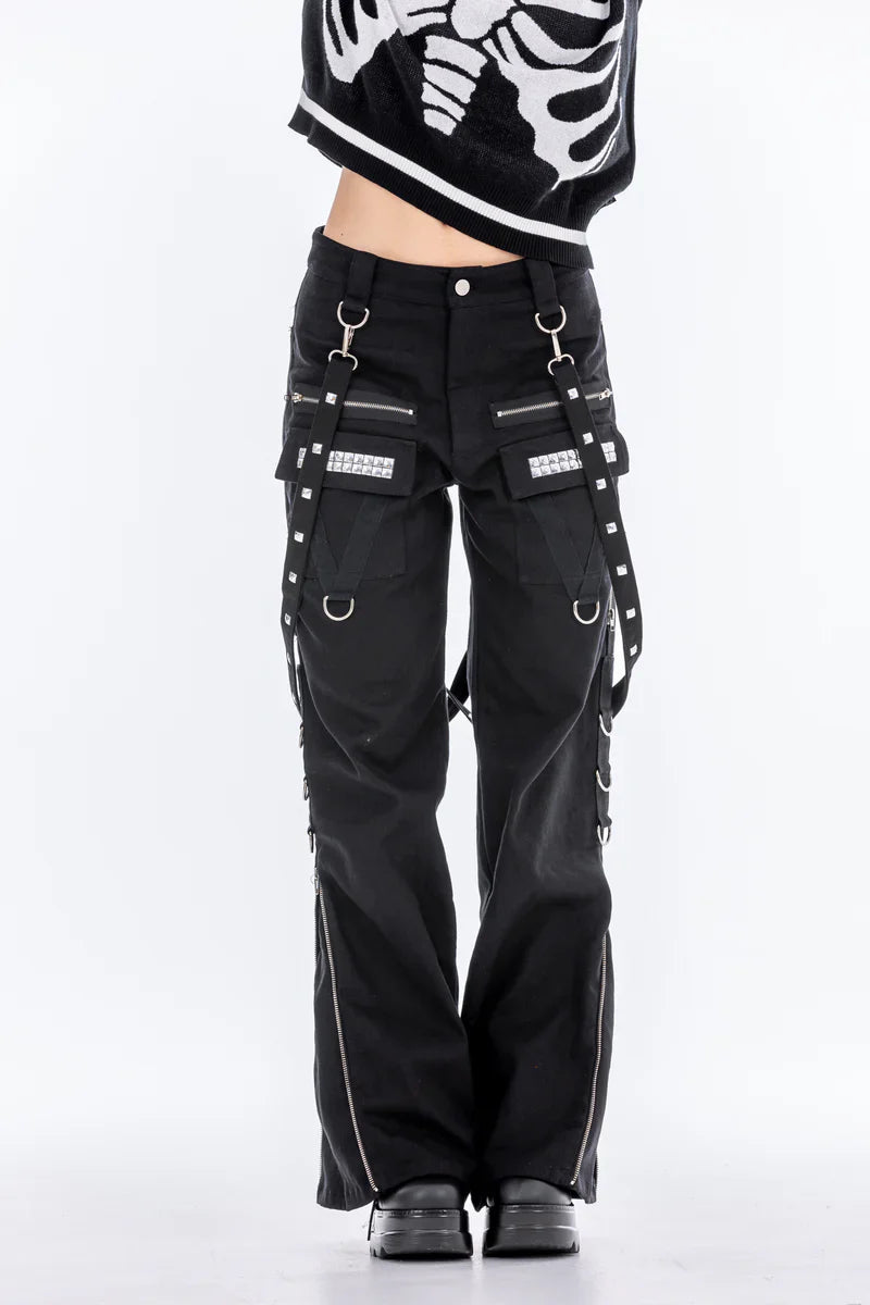 Alice's Lips - Punk Princess Cargo Pants – Black