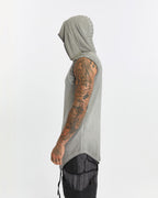 Mens Hooded-Futuristic Tank Top